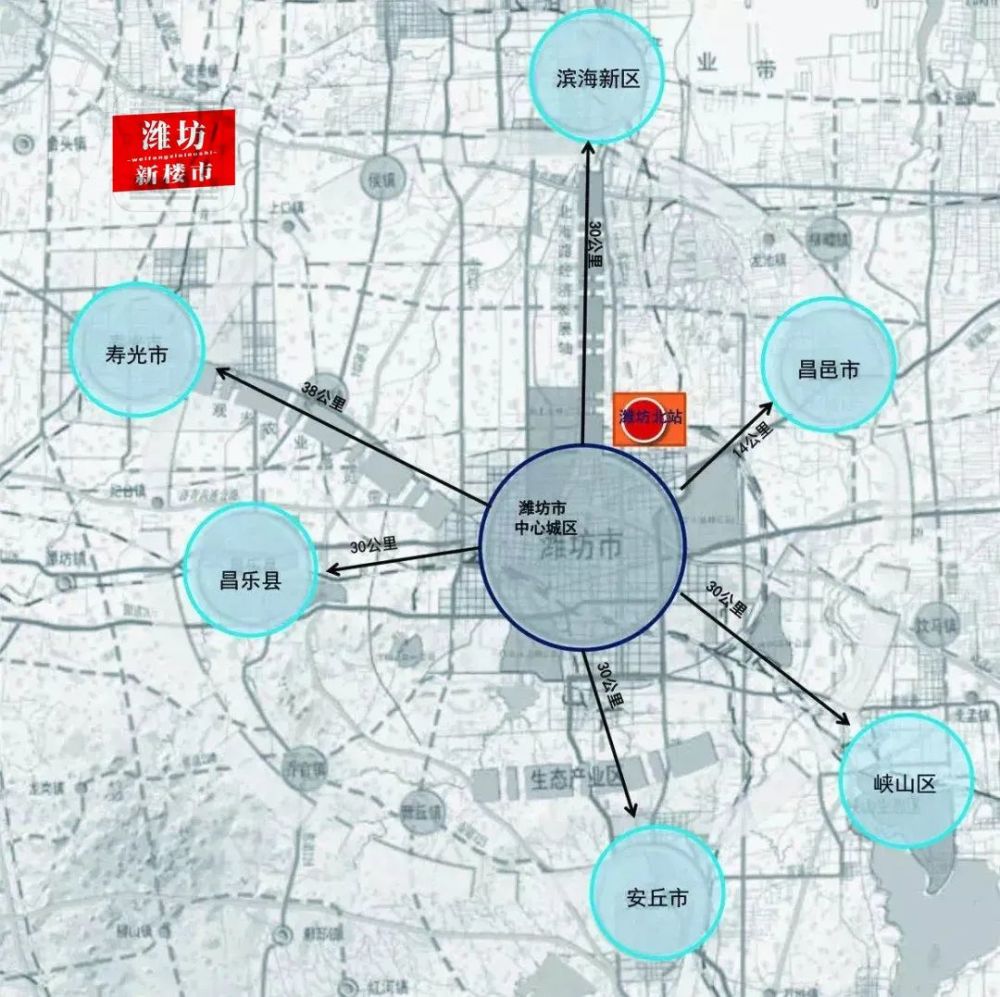 潍坊高铁城未来蓝图，最新规划图揭示城市发展新动向