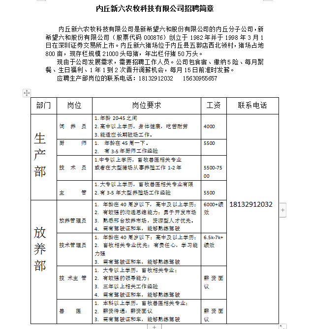 内丘县城最新招聘信息全面概览