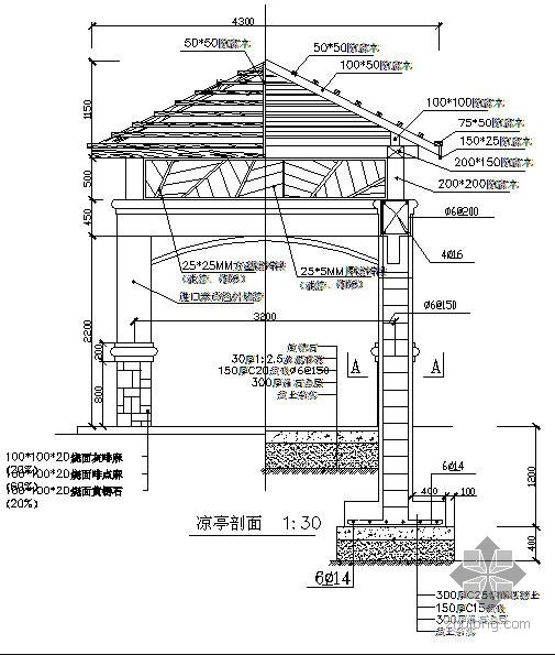 防腐木凉亭结构图，设计与施工详解指南