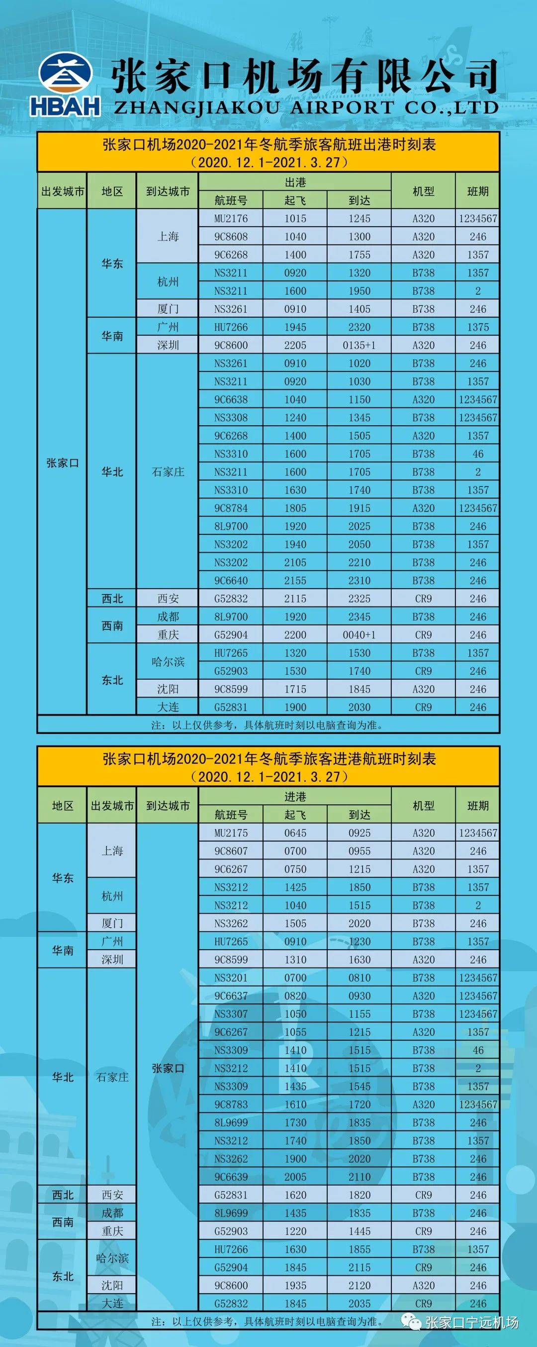 张家口最新航班查询，启程蓝天之旅的新起点