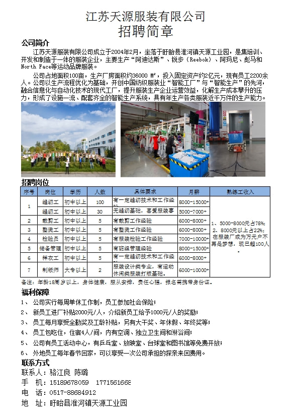 巢湖亿信最新招聘信息概览